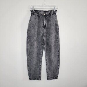 Zara X Disney Toy Story Paper Bag Jeans Pants Black Size US 4